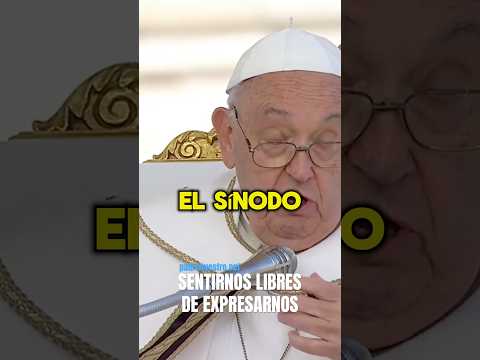 ? PAPA FRANCISCO | SENTIRNOS LIBRES de EXPRESARNOS #papafrancisco #iglesia