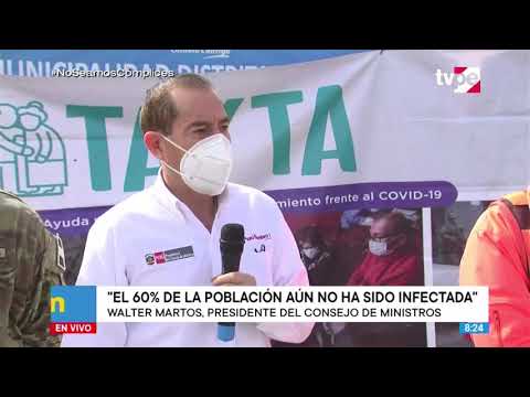 Premier Walter Martos supervisa megaoperación TAYTA en Comas