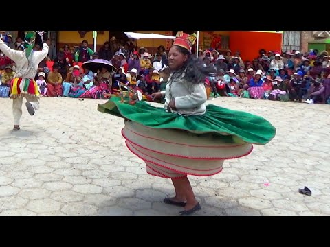 EL CH'UNCH'U, alegre y divertida danza AUTÓCTONA la U. E. Santa Ana del municipio de PUCARANI