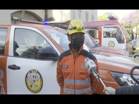 SAR Bolivia parte a Santa Cruz para ayudar en el combate de los incendios
