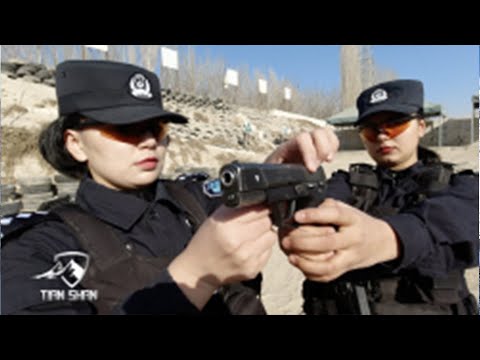 Echa un vistazo al equipo SWAT femenino de Hotan en Xinjiang
