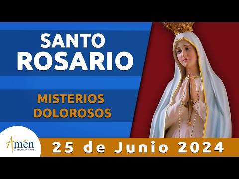 Santo Rosario Hoy Martes 25 Junio 2024 l Padre Carlos Yepes l Misterios Dolorosos