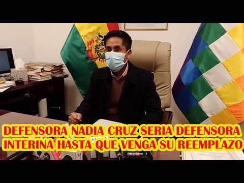 SENADOR RUBEN GUTIERREZ EXPLICO QUE NADIA CRUZ SEGUIRIA COMO SEDEFENSORA INDEFINIDA...
