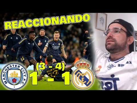Reacción Épica al Real Madrid vs Manchester City | 4tos de Final Champions League
