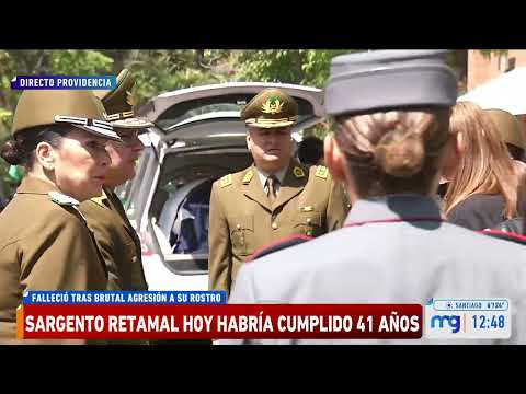 General Ricardo Yáñez le dio el pésame a familia de sargento Carlos Retamal tras su muerte