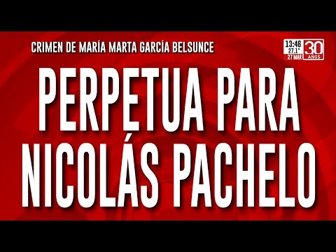 Caso Belsunce: Nicolás Pachelo fue condenado a prisión perpetua