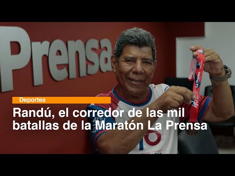 Randú, el corredor de las mil batallas de la Maratón La Prensa