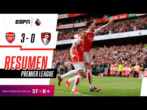 ¡LOS GUNNERS GOLEARON Y MANTIENEN VIVA LA ILUSIÓN POR EL TÍTULO! | Arsenal 3-0 Bournemouth | RESUMEN