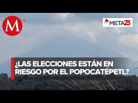 INE podría reubicar 210 casillas por actividad volcánica del Popocatépetl en Edomex