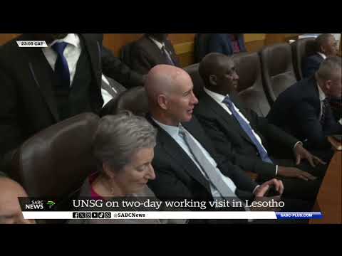 UNSG on two-day working visit in Lesotho