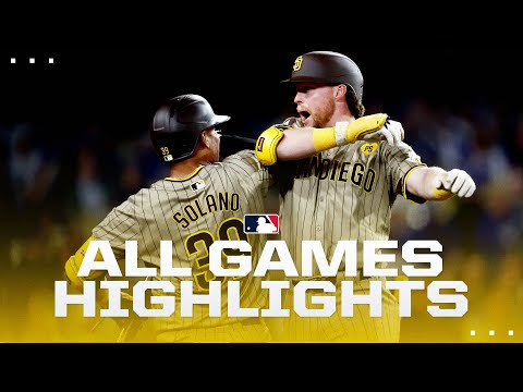 Highlights from ALL games on 9/24! (Padres, Astros, Orioles ALL clinch Postseason spots!)