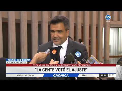 Facundo Torres Lima justificó el proyecto de ajuste a jubilados