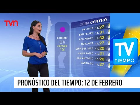Pronóstico del tiempo: Viernes 12 de febrero | TV Tiempo
