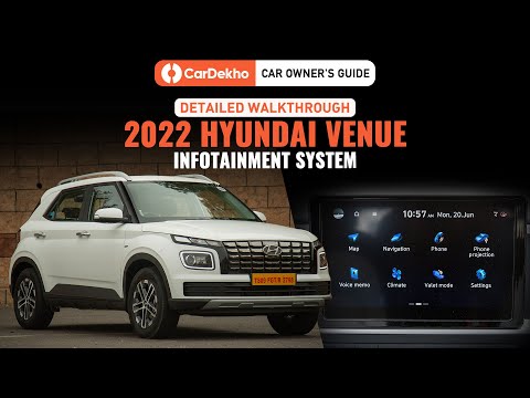 Hyundai Venue 2022 Infotainment System Explained | CarDekho Car Owners Guide