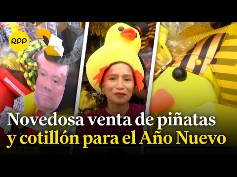 Mesa Redonda: Comerciantes muestran novedosa venta de cotillón y piñatas para el Año Nuevo