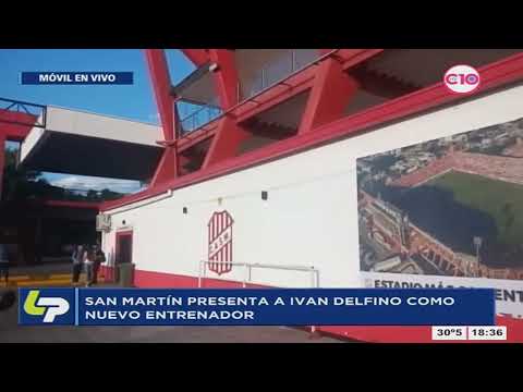 Asumió Iván Delfino como nuevo DT de San Martín