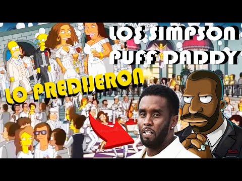 Los Simpson Predijeron la Caída de Puff Daddy LA VERDAD de Sean Diddy Combs y sus fiestas secretas