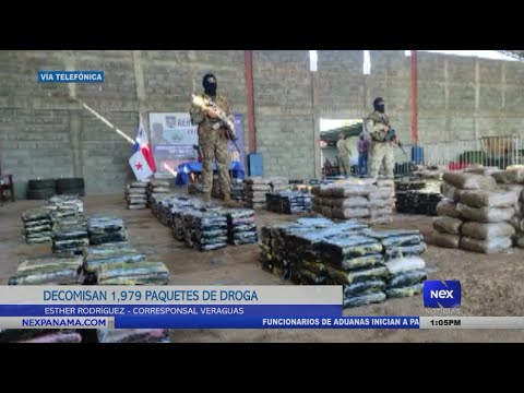 Decomisan más de mil paquetes de droga en Veraguas