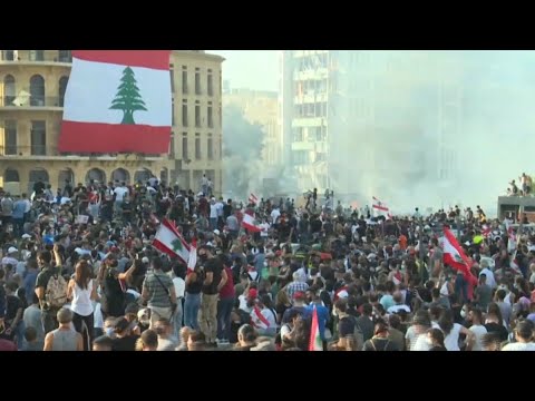 Cae el gobierno del Líbano en medio de protestas tras explosión en Beirut