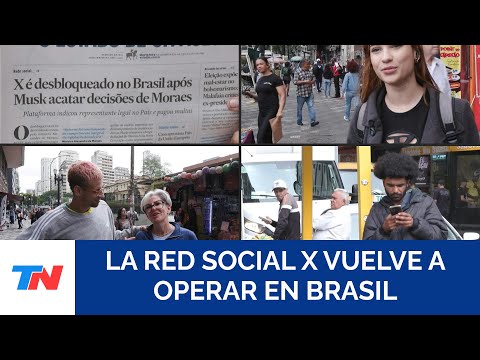 BRASIL: La red social X empezó a estar accesible después de 40 días bloqueada por la justicia