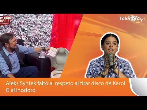 Aleks Syntek faltó al respeto al tirar disco de Karol G al inodoro dice Kamila Merejo