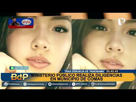 Tras reportaje de Panorama: Ministerio Público realiza diligencias en Municipalidad de Comas