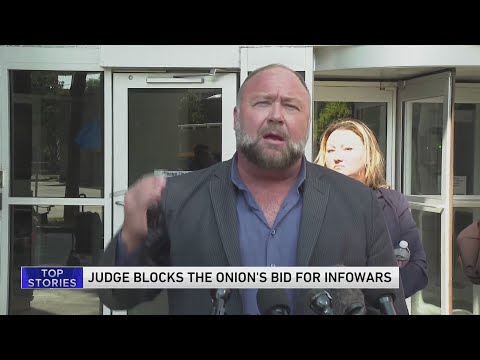 Judge rejects sale of Alex Jones' Infowars to The Onion in dispute over bankruptcy auction