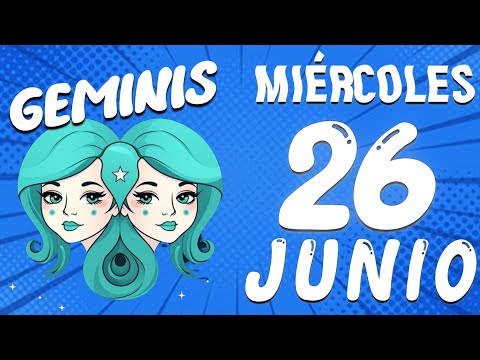 LLEGA UNA CONVERSACION QUE LO CAMBIARA TODO? Geminis  REN  Horoscopo De Hoy 26 De junio 2024