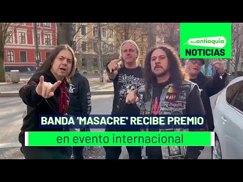 Banda 'Masacre' recibe premio en evento internacional - Teleantioquia Noticias
