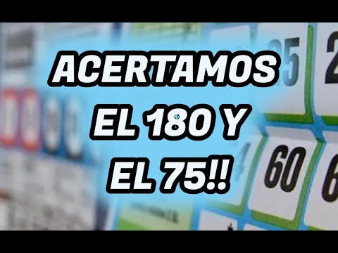 ACERTAMOS EL 180 Y EL 75!!