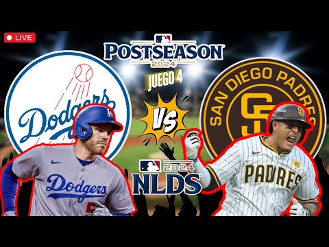 DODGERS de Los Angeles vs San Diego PADRES- MLB POSTSEASON - Oct 09, 2024 - LIVE Comentarios VIVO