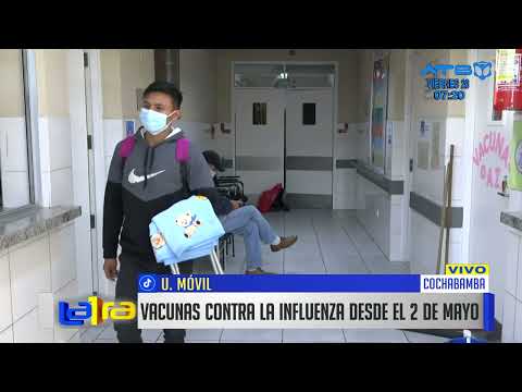 Cochabamba se prepara para el inicio de vacunación contra la influenza