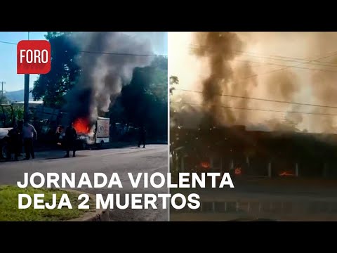 Bloqueos, balaceras e incendio de vehículos en Michoacán - Estrictamente Personal