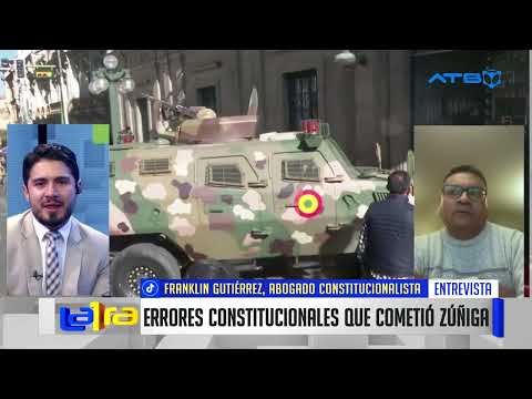 Abogado constitucionalista analiza acciones de exgeneral Zúñiga