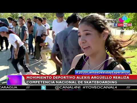 Movimiento Deportivo Alexis Argüello realiza Competencia Nacional de Skateboarding