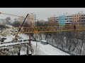 Строительство ЖК Времена года  19 января 2022 г.  Кировский район  город Самара  Russia
