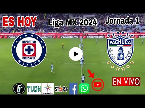 Cruz Azul vs. Pachuca en vivo, donde ver, a que hora juega Cruz Azul vs. Pachuca Liga MX 2024
