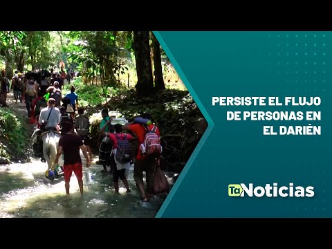 Persiste el flujo de personas en el Darién