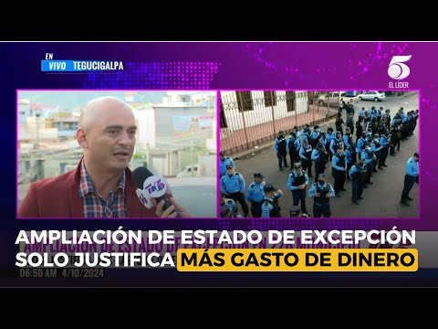 Analista : Ampliación de estado de excepción en 226 municipios solo justifica más gasto de dinero