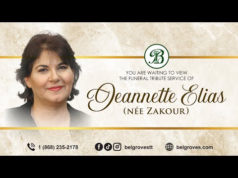 Jeannette Elias Tribute Service