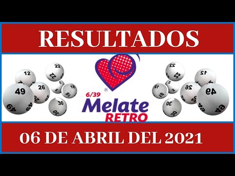 Lotería Melate Retro resultados de hoy 06 de Abril en todas las #LoteríasMexicanas