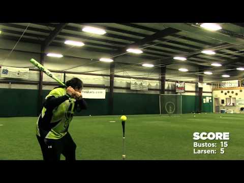 DeMarini Bat Control Competition: Crystl Bustos vs. Chris Larsen Video