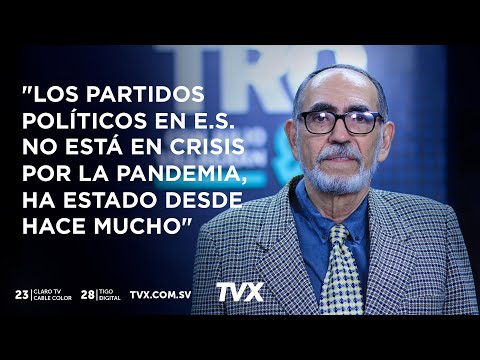 Los partidos políticos en E.S. no está en crisis por la pandemia, ha estado desde hace mucho