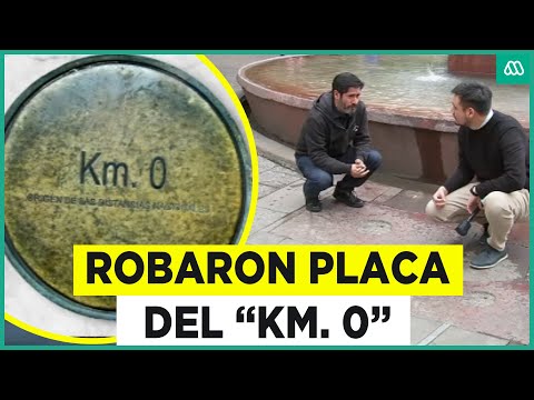 Nada se salva: Roban emblemática placa del “Kilómetro 0” en Plaza de Armas