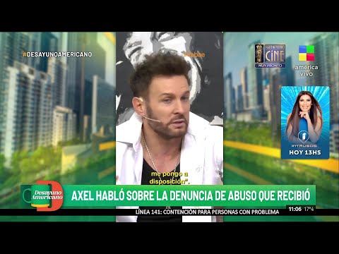 Axel habló sobre la denuncia de abuso: La pericia psiquiátrica a ella le dio todo mal