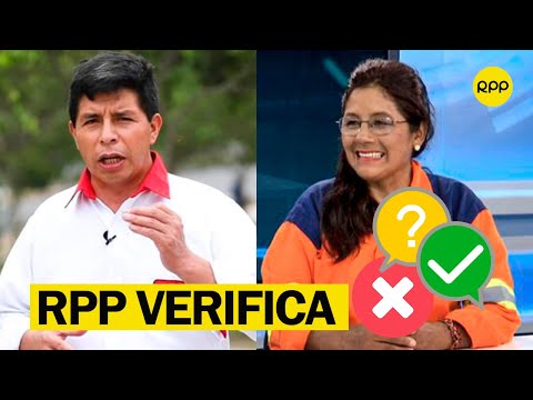 ? Declaraciones de Pedro Castillo y Isabel Cortez bajo el fact checking de #RPPVerifica