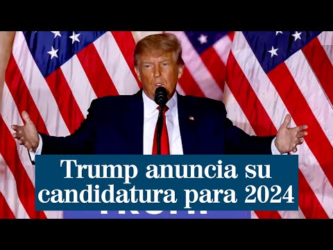 Trump anuncia su candidatura a la Casa Blanca en 2024