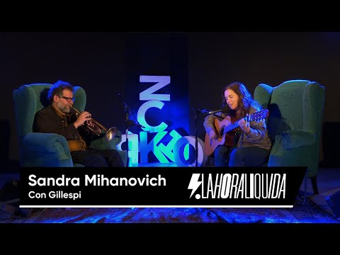 Sandra Mihanovich con Gillespi en La Hora Líquida | 93.7 Nacional Rock