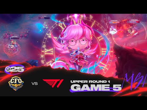 시차 적응 완료 | CFO vs T1 게임 5 하이라이트 | 07.04 | MSI 2025