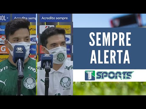 As PALABRAS de Gabriel Menino e Abel Ferreira DEPOIS da vitoria do Palmeiras CONTRA o Delfín